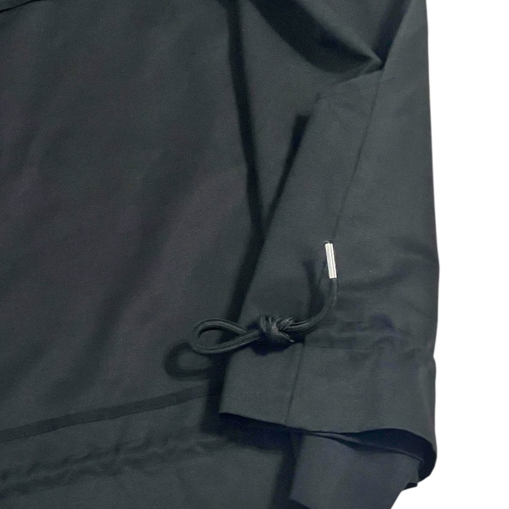 Bucket List Black Draped Waterfall Vest Cape Jacket Open Front Size‎ Small - Picture 16 of 16